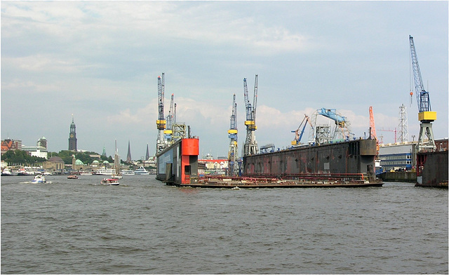 Trockenes Schwimmdock 2009