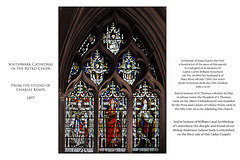 Southwark Cathedral + Curtis W Stevenson & Mary West memorial window + Charles Kempe & Co + 1897