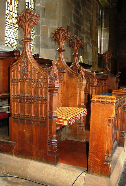 Choir Stalls, Youlgreave Church, Derbyshire