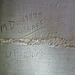 willingale spain church, essex, v for victory ...- graffiti