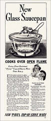 Pyrex Top-Of-Stove Ware Ad, 1936