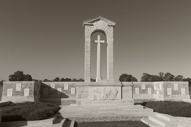 The Polar Bear Memorial in Normandy