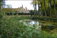 pond at Garsington Manor
