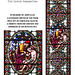 Southwark Cathedral + Good Samaritan window + In Memory of John Ellis + attributed to Ward & Hughes + 1856