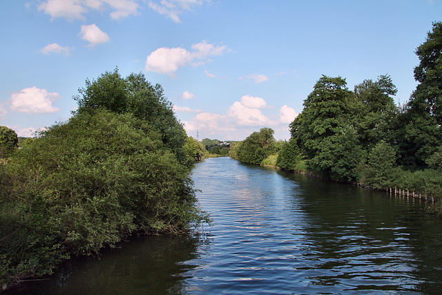 Die Ruhr bei Dellwig (Fröndenberg) / 11.06.2022