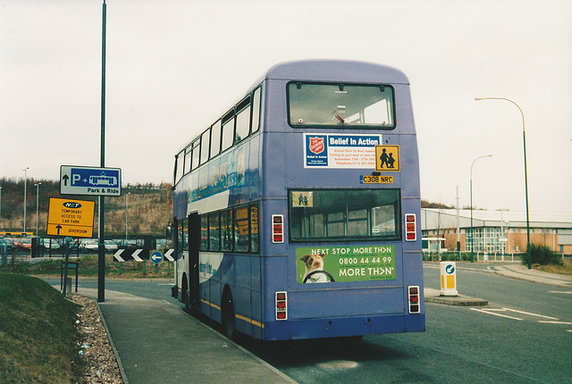 Dunn Line C308 NRC at Phoenix Park, Nottingham - 8 Mar 2004