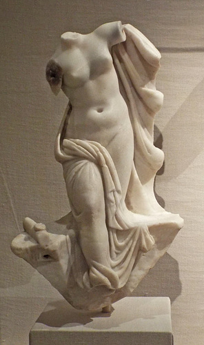 Marble Statuette of Aphrodite Emerging from the Sea in the Metropolitan Museum of Art, July 2016