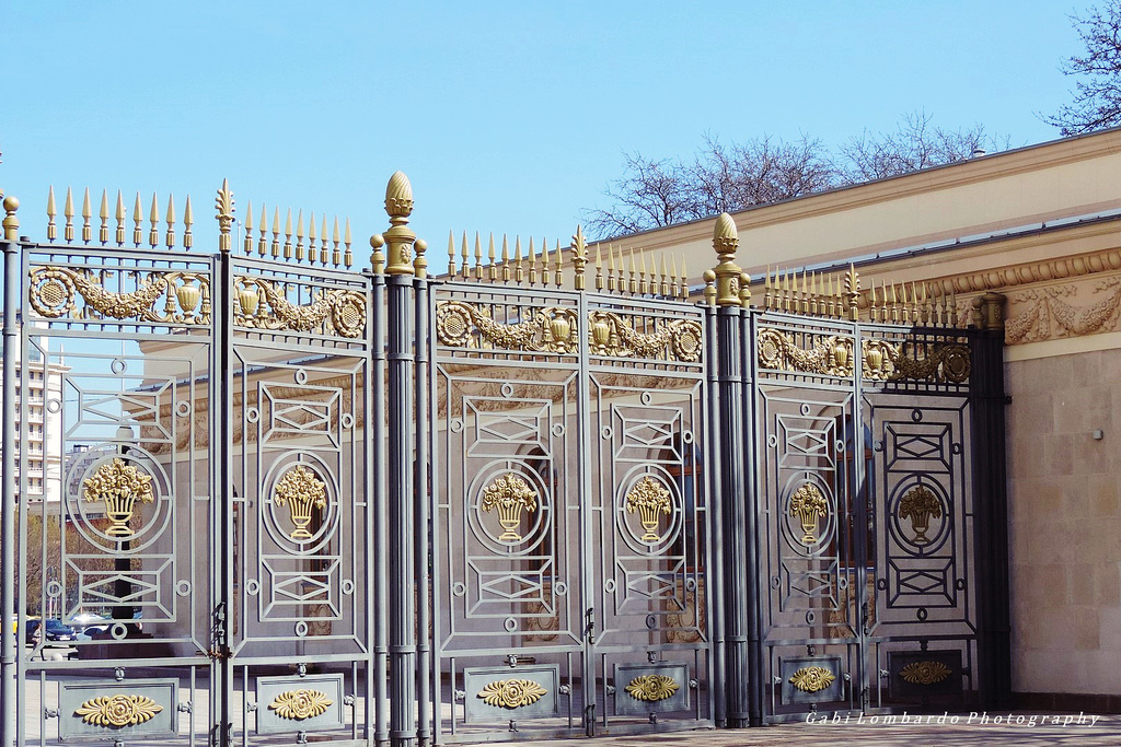 Happy HFF and a SUNNY WE!! (entrance to the cemetery Novodevichij/Moscow)