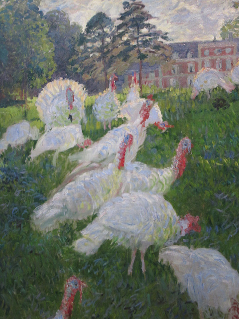 Turkeys by Claud Monet, Musee d'Orsay.