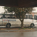Red Bus 2508 (A508 HVT) in Mildenhall - 31 Oct 1987