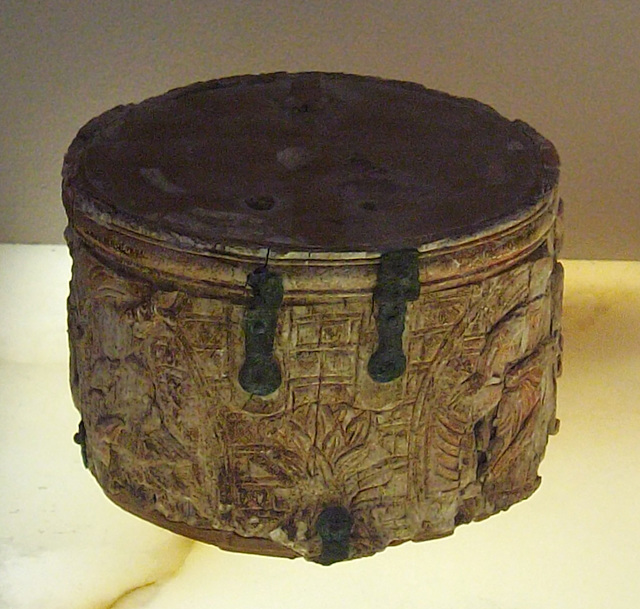 Christian Ivory Reliquary-Pyxis in the Bardo Museum, June 2014