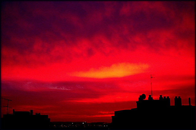 Sunset, Hortaleza, Madrid