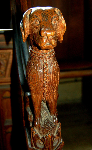 Detail of Choir Stalls, Youlgreave Church, Derbyshire