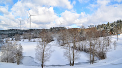 Götzenbachsee in Winter