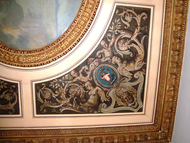 Detail of 1730s Ceiling, Newstead Abbey, Nottinghamshire