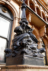 Detail of Lamp Standard, Russell Square, Bloomsbury, Camden, London