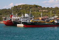 Schifffahrt Kornaten (52) - Arbeitsschiffe bei Ugljan