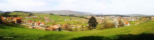 My little town in the spring