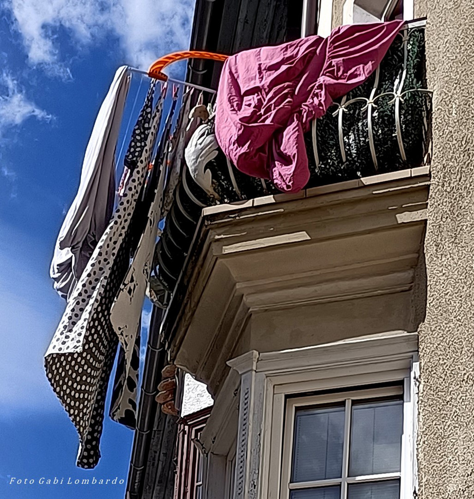 laundry in the wind