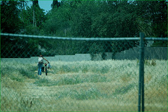 Walking through the boonies