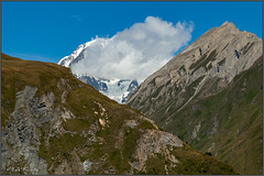 Mont Blanc verschleiert
