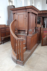 Pulpit, St John the Baptist's Church, Kings Norton, Leicestershire