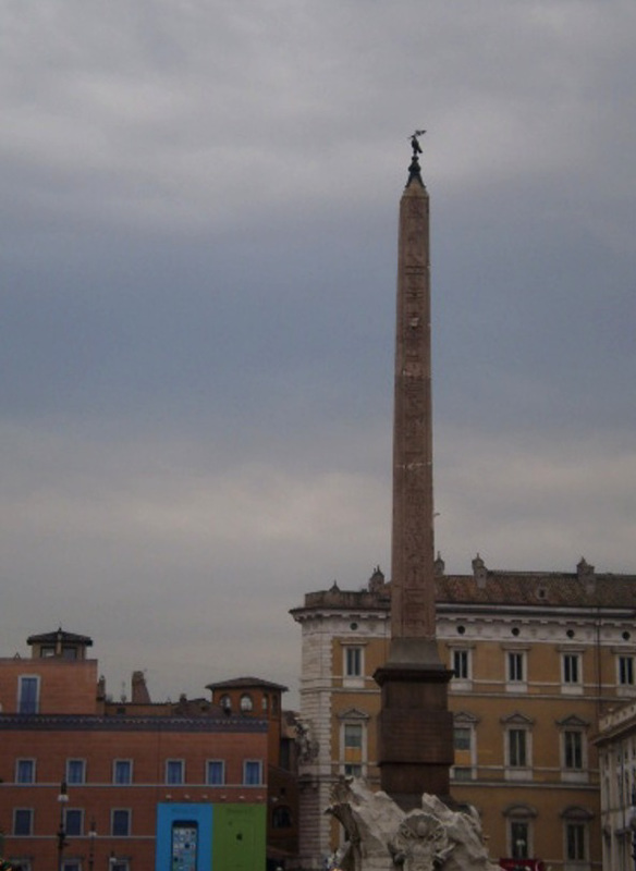 Egyptian obelisk.