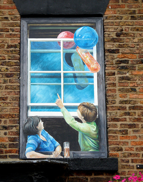 Knaresborough- Trompe l'oeuil Window