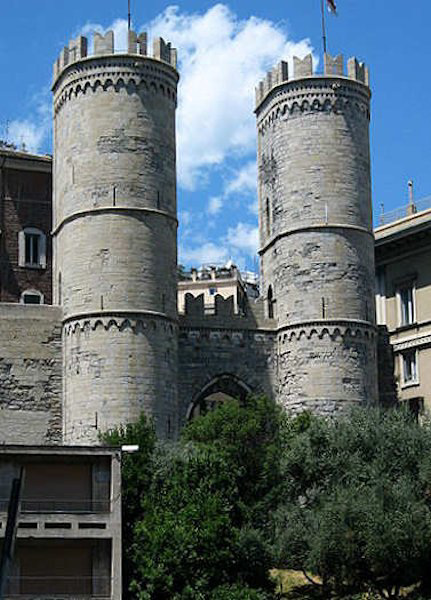 Genua - Stadttor Porta Soprana