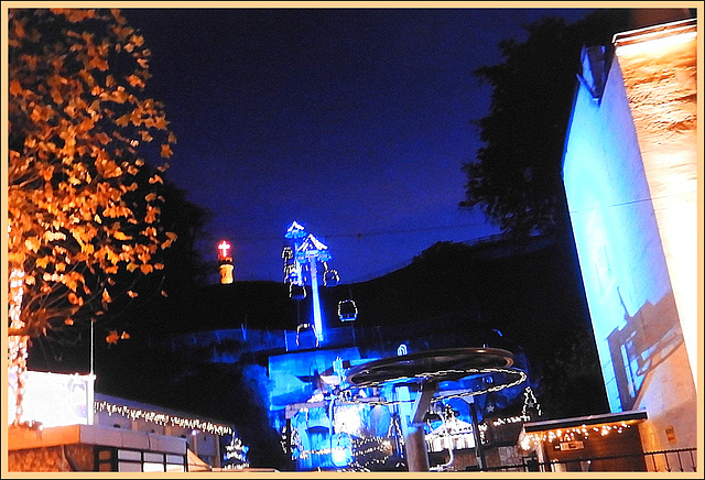 Cable car around christmas time   (Scan )