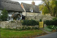 yellow cottage gate