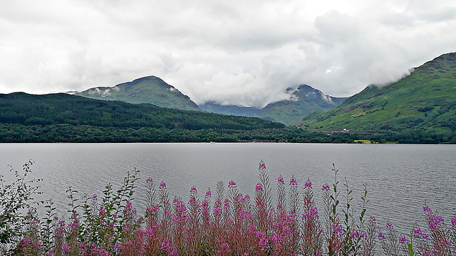 View across Loch Lomond from Inversnaid 8th August 2021