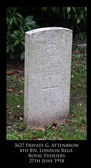 Private G Attenbrow St Julian's Churchyard Kingston Buci Sussex 5 10 2023