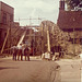 Lincoln: Newport Arch struck by a lorry, 1964