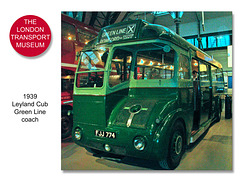 Green Line 1939 Leyland coach - London Transport Museum - 1.1.2008