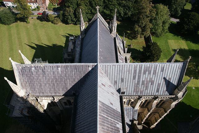 View From Salisbury Cathedral Tower