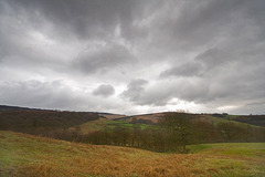 Clouds over Stanage Edge