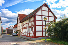 Trendelburg, Wohnhaus mit Märchenlaterne