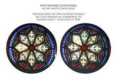Southwark Cathedral Roundels from George Gwilt memorial 1856