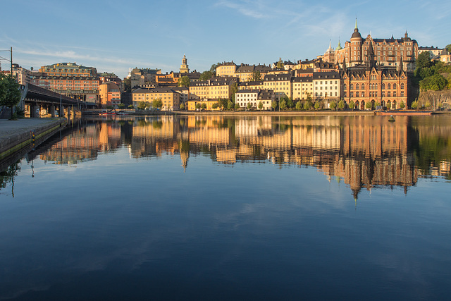 Söder Mälarstrand in der Morgensonne