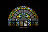 Uganda, Kampala, Window in the Gaddafi National Mosque