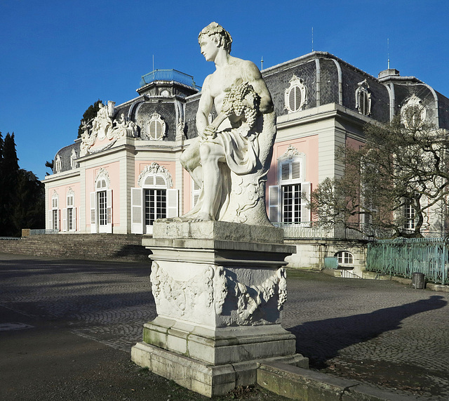 Schloss Benrath, Ansicht aus dem Park