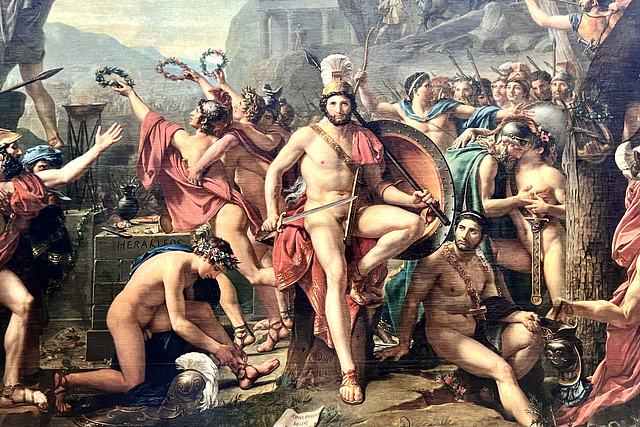 Paris 2024 – Musée du Louvre – Leonidas at Thermopylæ