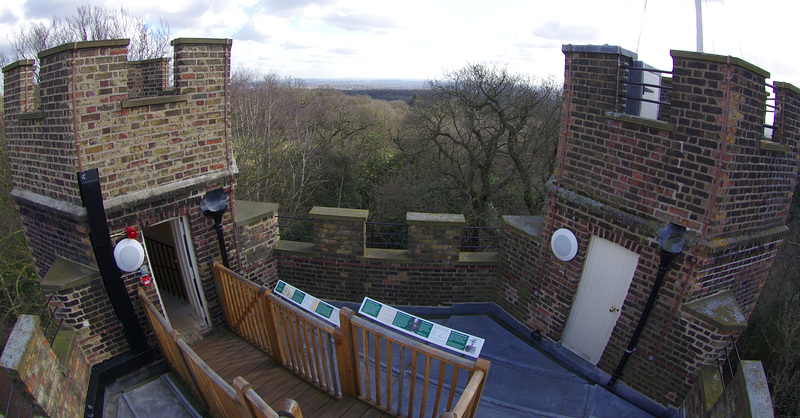 Roof terrace, Severndroog Castle