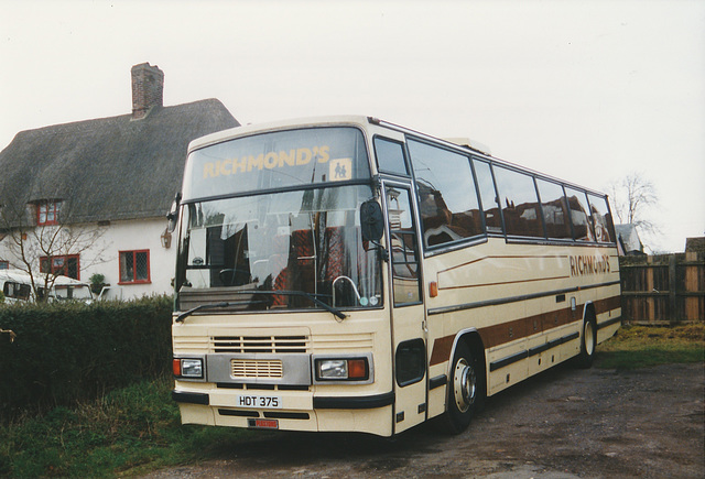 Richmond's HDT 375 (B617 AMD) in Barley - 15 Feb 1998