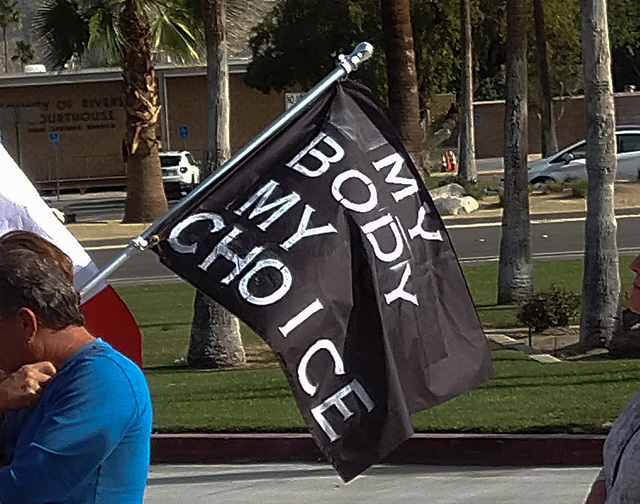 Palm Spring abortion rights protest