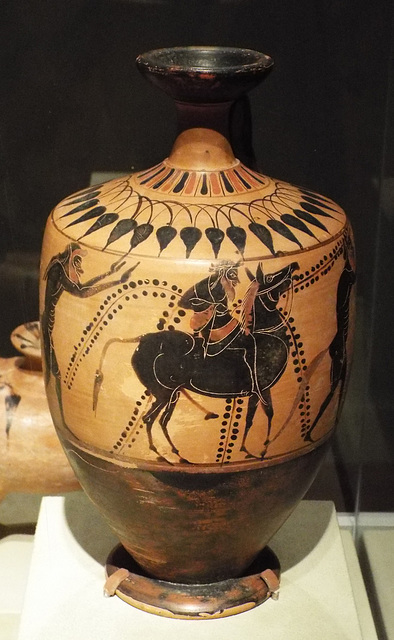 Black-Figure Lekythos with Dionysos on a Mule in the Virginia Museum of Fine Arts, June 2018