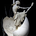 Les Danseuses - Cette sculpture est entièrement réalisée en sucre sculpté et poli .