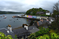 Pretty coloured walls of Portree