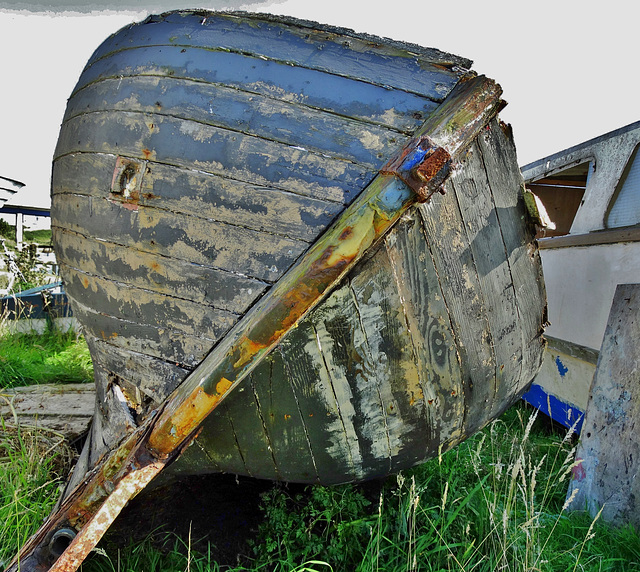 Abandoned in Seaton Sluice, Northumberland